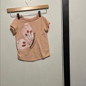 Garanimals Orange and Pink Floral Short Sleeve Tee